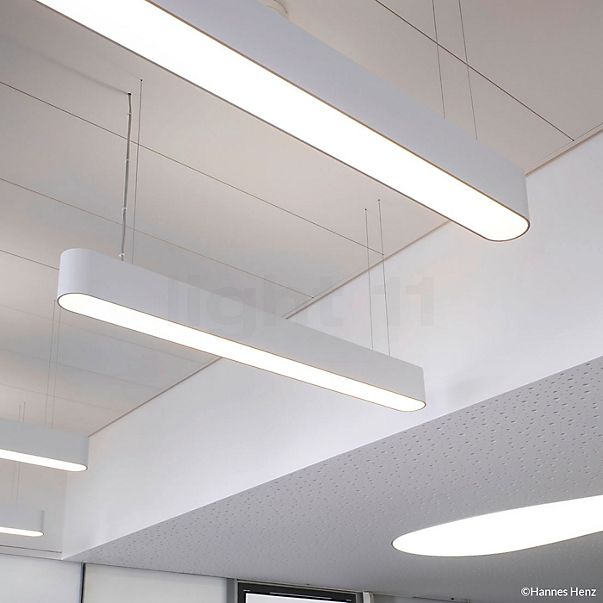 Mawa Oval Office 6 Pendelleuchte LED weiß matt - 2.700 K - B-Ware - leichte Gebrauchsspuren - voll funktionsfähig