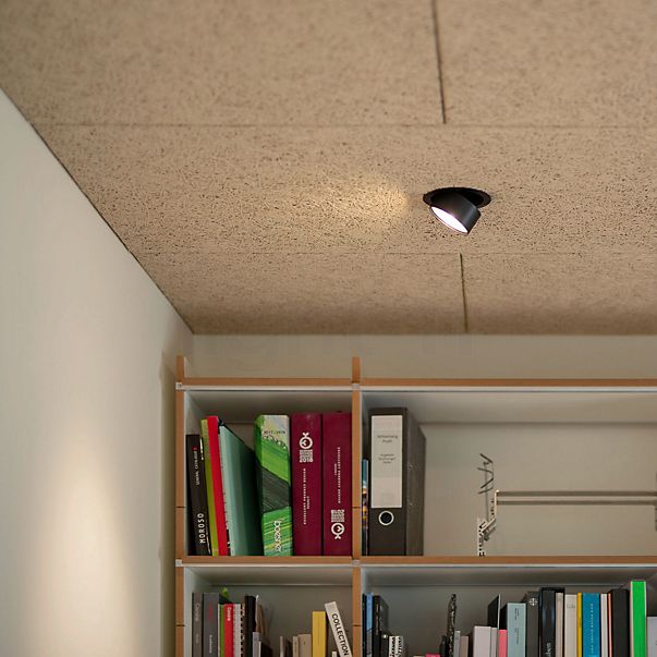 Mawa Wittenberg 4.0 Lampada da incasso a soffitto rotonda LED nero opaco - senza Reattori , articolo di fine serie