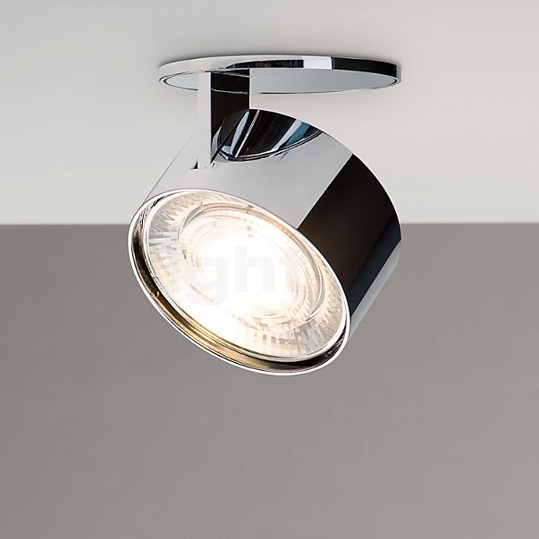 Mawa Wittenberg 4.0 Plafondinbouwlamp rond met afdekkap LED chroom glimmend - zonder Ballasten , uitloopartikelen