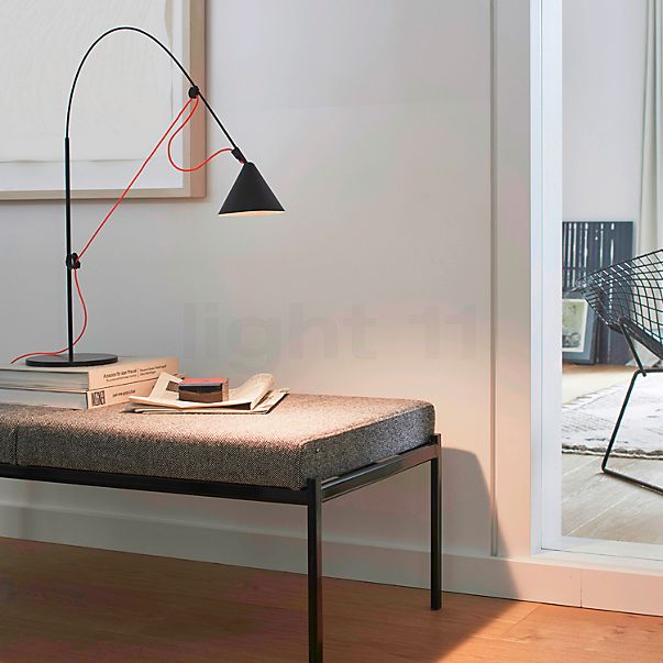 Midgard Ayno Lampe de table LED gris/câble gris - 3.000 K