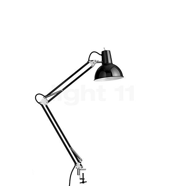 Midgard Federzug Lampe de table avec pince