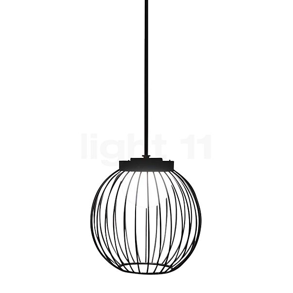 Molto Luce Boho, lámpara de suspensión halógena LED negro , artículo en fin de serie