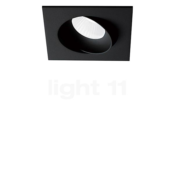 Molto Luce Kalio Forsænket loft lys LED eckig sort mat , udgående vare
