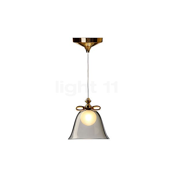 Moooi Bell Lamp, lámpara de suspensión dorado/ahumado - 23 cm