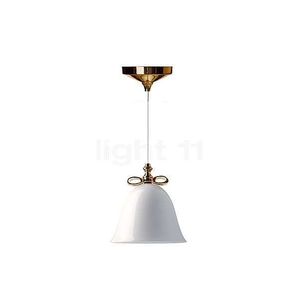 Moooi Bell Lamp, lámpara de suspensión dorado/blanco - 23 cm