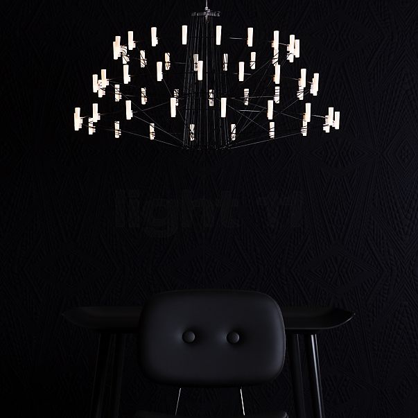 Moooi Coppélia Kronleuchter LED schwarz satiniert - large