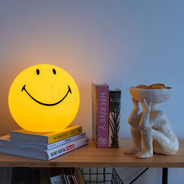 Mr. Maria Smiley® Lampada da tavolo o d'appoggio LED giallo