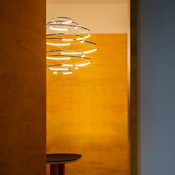 Nemo Drop Hanglamp LED 9-lichts zilver