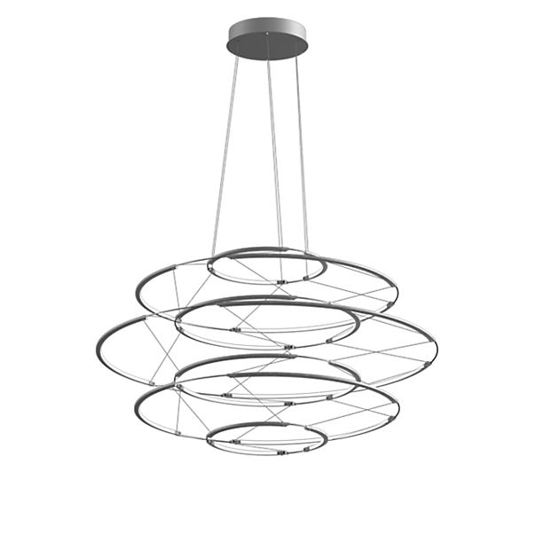 Drop, lámpara de suspensión LED 7 focos