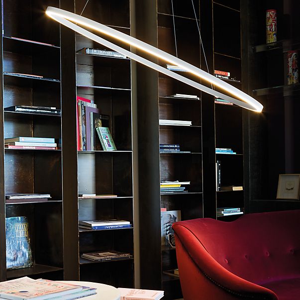 Nemo Ellisse Lampada a sospensione LED aluminium poliert - downlight - 135 cm