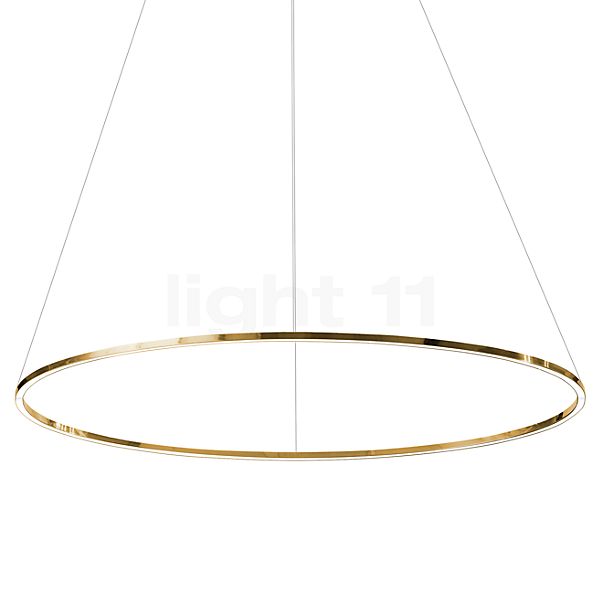 Nemo Ellisse Pendant Light LED vergoldet - downlight - 135 cm