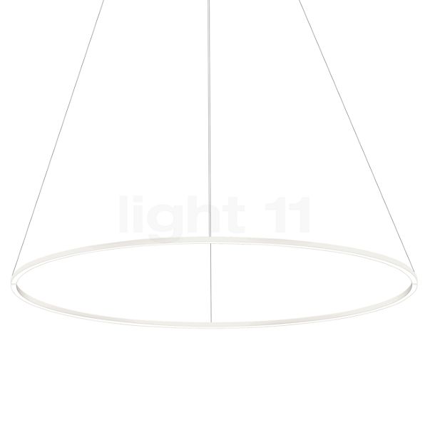 Nemo Ellisse Pendelleuchte LED weiß - downlight - 135 cm
