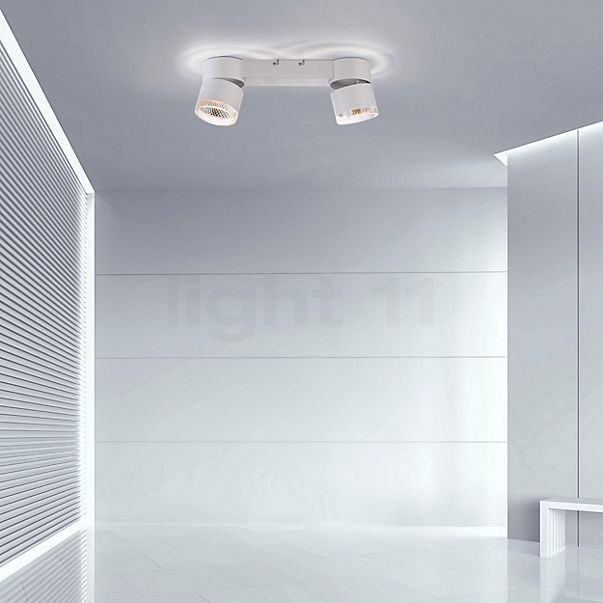 Neuhaus PURE® by Paul Neuhaus Nola Plafonnier 2 foyers LED blanc