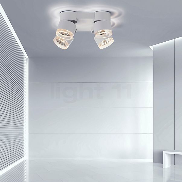 Neuhaus PURE® by Paul Neuhaus Nola Plafonnier 4 foyers LED blanc