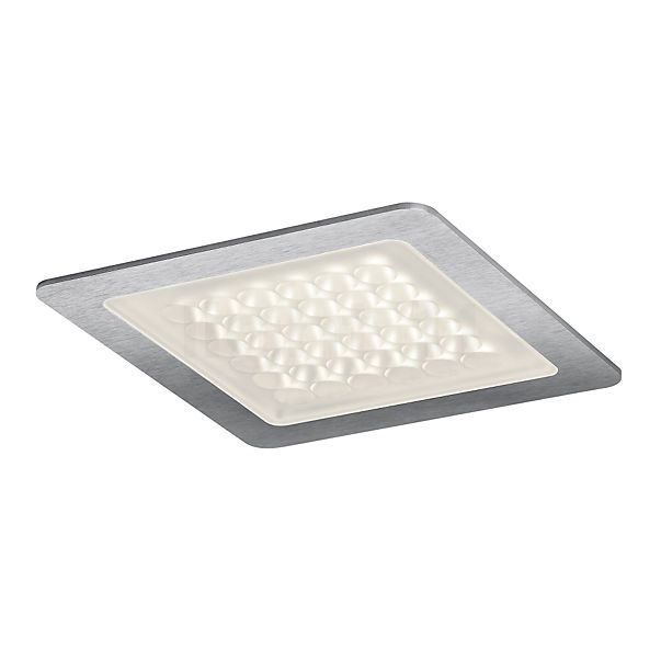Nimbus Modul Q Lampada da incasso a soffitto LED 12,2 cm - acciaio inossidabile spazzolato - 3.000 K - excl. reattori - fisso