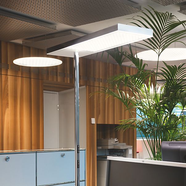 Nimbus Office Air 2.0 LED met voet - chroom glimmend - 3.000 K - 86 W