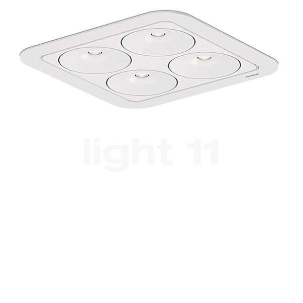 Nimbus Q Four Connect Recessed Spotlight LED white - 80° - excl. ballasts