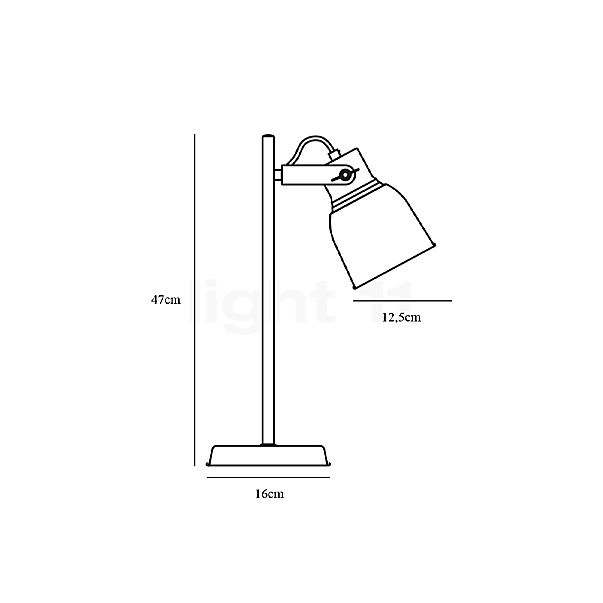 Nordlux Adrian Table Lamp grey , discontinued product sketch