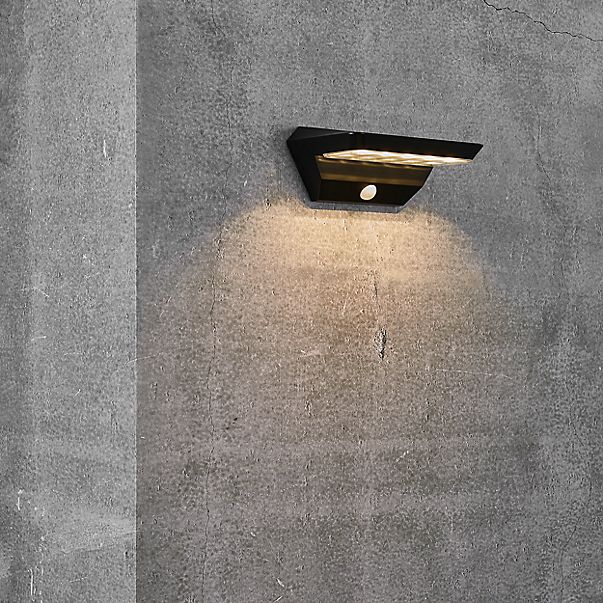 Nordlux Agena, lámpara de pared LED negro