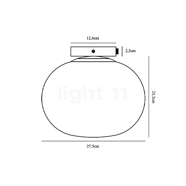 Nordlux Alton Ceiling Light smoked glass , Warehouse sale, as new, original packaging sketch