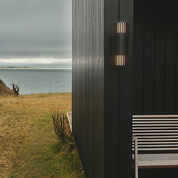 Nordlux Aludra Applique 2 foyers noir - Seaside Revêtement