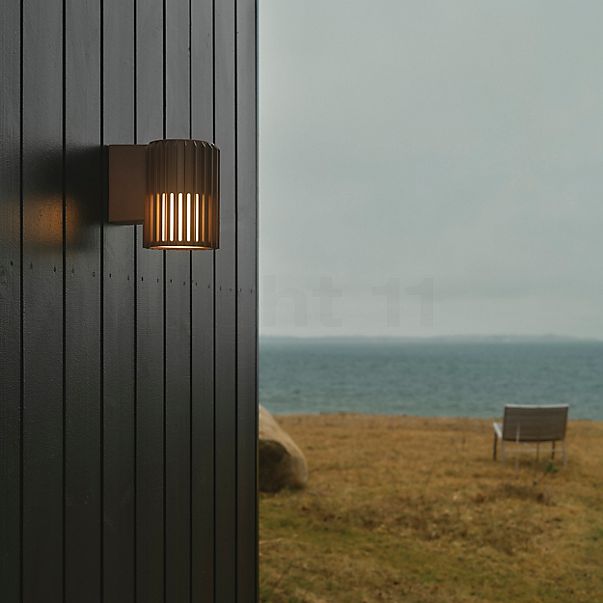 Nordlux Aludra, lámpara de pared marrón - Seaside Revestimiento