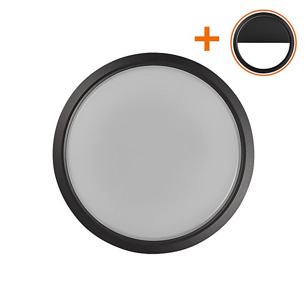 Nordlux Ava Smart, lámpara de techo LED negro