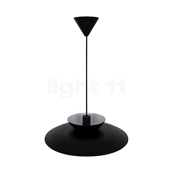 Nordlux Carmen, lámpara de suspensión negro - alzado con dimensiones