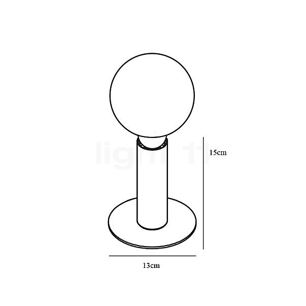 Nordlux Dean Table Lamp black , discontinued product sketch