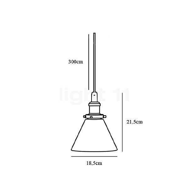 Nordlux Disa Pendant Light amber , discontinued product sketch