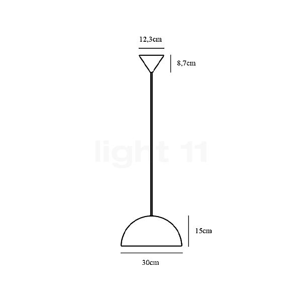 Nordlux Ellen Pendelleuchte ø30 cm - weiß , Lagerverkauf, Neuware Skizze