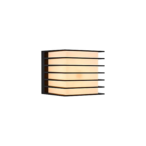 Nordlux Fluctus, lámpara de pared negro - 13 cm