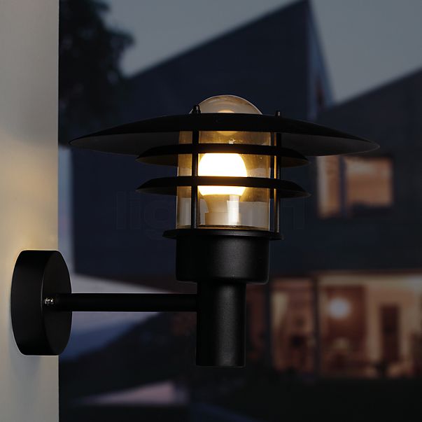 Nordlux Lønstrup, lámpara de pared ø22 cm - galvanizado