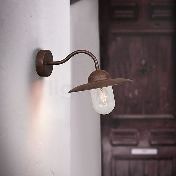 Nordlux Luxembourg Wall Light reddish brown