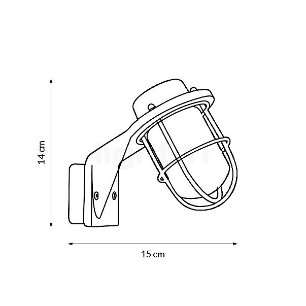 Nordlux Marina Wall Light black sketch