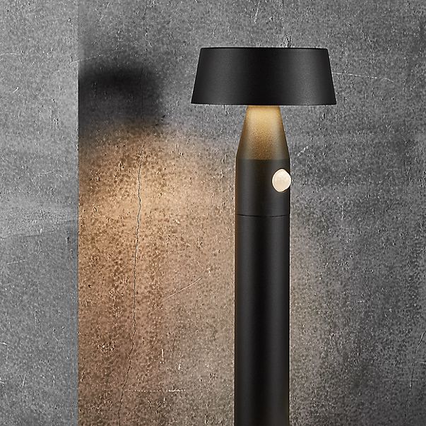 Nordlux Nama Buitenlamp op sokkel LED met zonne antraciet