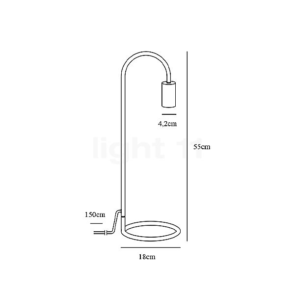 Nordlux Paco Table Lamp black sketch