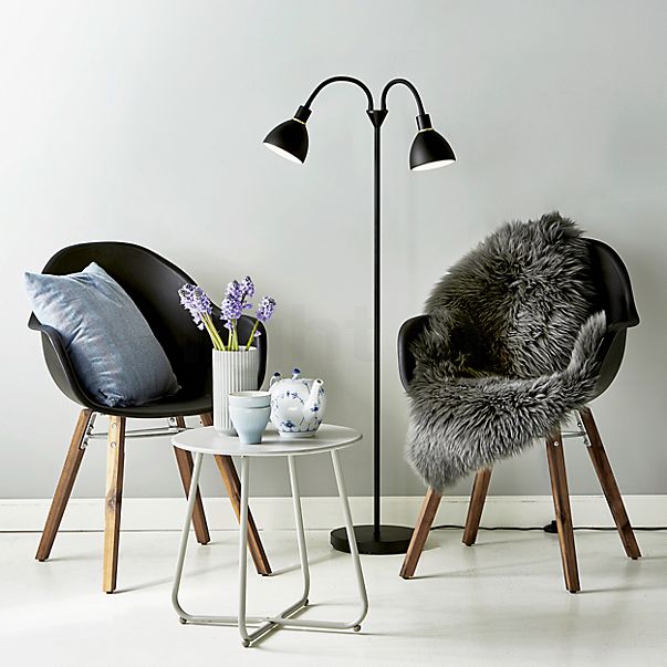 Nordlux Ray Double Floor Lamp chrome