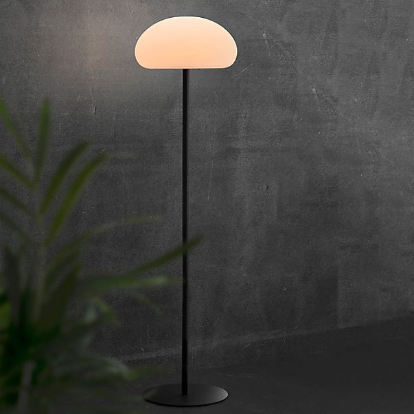 Nordlux Sponge, lámpara de pie LED negro/blanco