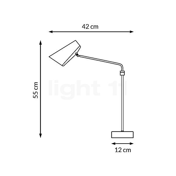 Northern Birdy Swing Table Lamp black sketch