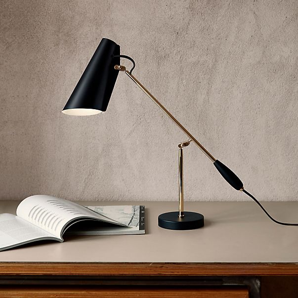  Birdy Table lamp black/brass , Warehouse sale, as new, original packaging