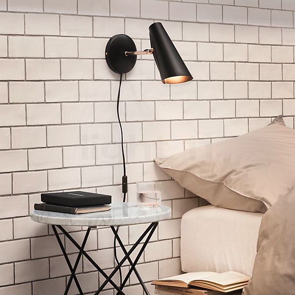  Birdy Wall Light black/brass