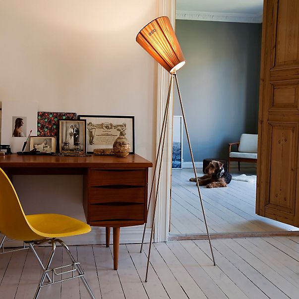  Oslo Wood Floor lamp beige
