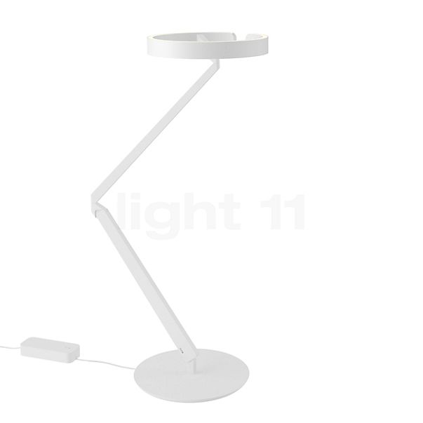 Occhio Gioia Equilibrio Lampe de bureau LED tête blanc mat/corps blanc mat