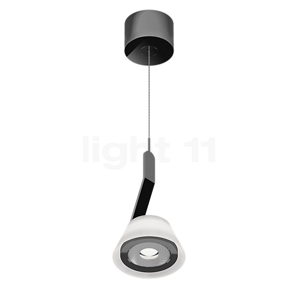 Occhio Lei Sospeso Var Up Iris Hanglamp LED afdekking chroom glimmend/body chroom glimmend/plafondkapje chroom glimmend - 3.000 K