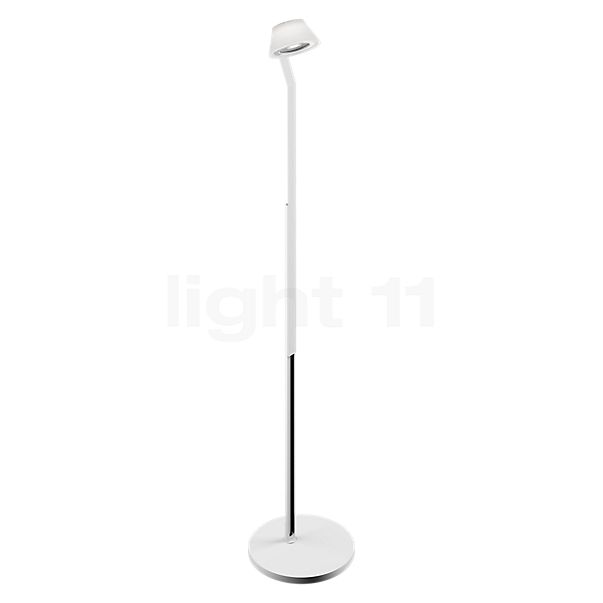 Occhio Lei lettura Stehleuchte LED cubierta blanco brillo/cuerpo blanco mate/pie blanco brillo - 2.700 K