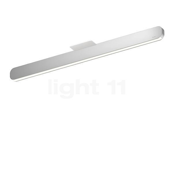 Occhio Mito Alto 70 Up Wide Lampada da soffitto LED testa argento opaco/copertura bianco opaco - Occhio Air