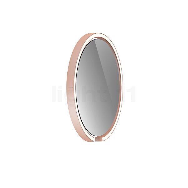 Occhio Mito Sfera 40 Illuminated Mirror LED head gold matt/Mirror grey tinted - Occhio Air
