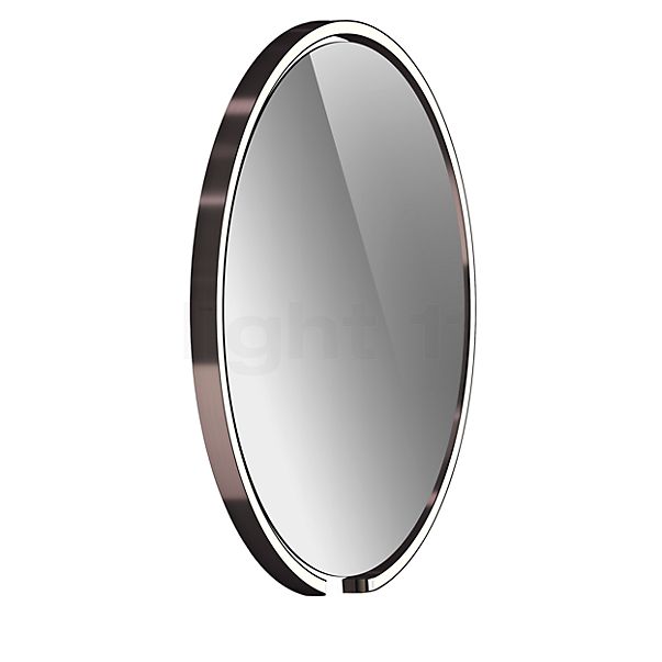 Occhio Mito Sfera 60 Illuminated Mirror LED head phantom/Mirror grey tinted - Occhio Air