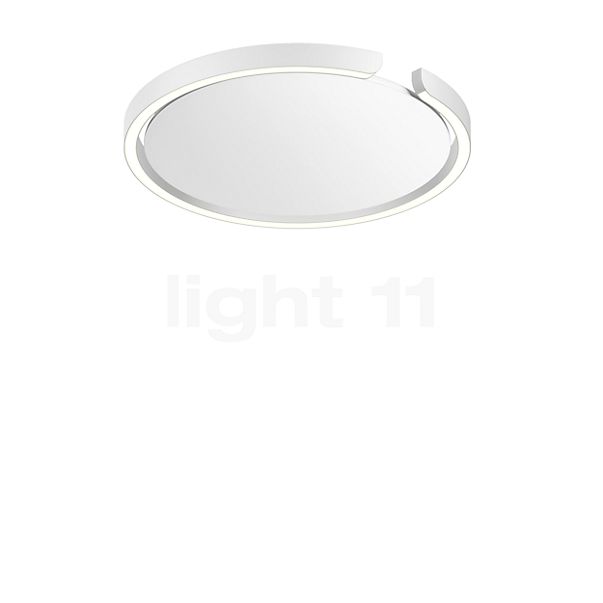 Occhio Mito Soffitto 40 Flat Narrow Wand- und Deckeneinbauleuchte LED Kopf weiß matt/Abdeckung weiß matt - Occhio Air